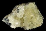 Calcite Crystal Cluster with Green Fluorite - China #138700-1